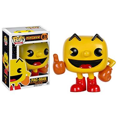Imagem de Funko Pop Pac-Man + protetor: boneco de vinil retrô Pop! Games (conjunto de presente com caixa protetora de colecionador da marca ToyBop) (Pac-Man)