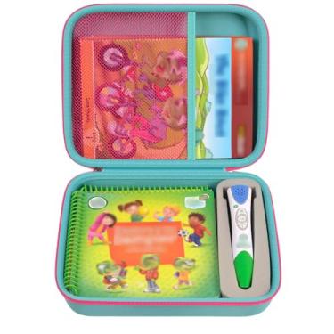 Imagem de GWCASE Capa compatível com Leapfrog para o sistema LeapStart Go e para Leapfrog para LeapStart 3D/para livro de atividades pré-jardim de infância de nível 1 2 6. Suporte de transporte para