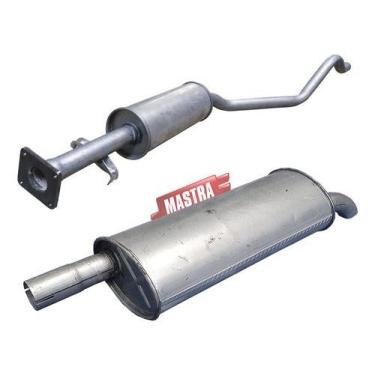 Imagem de Kit Escapamento Abafador + Traseiro Kadett 1.8 2.0 8v 97 98 - ScapJá