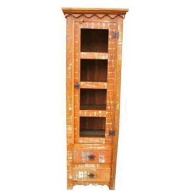 Imagem de Armário Rústico Slim Em Madeira De Demolição - Cód 1240 - Barrocarte