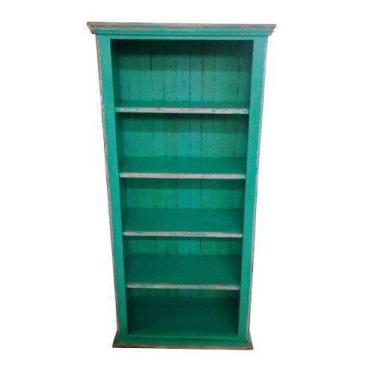 Imagem de Estante Rústica Kristal Verde 1481 - Barrocarte