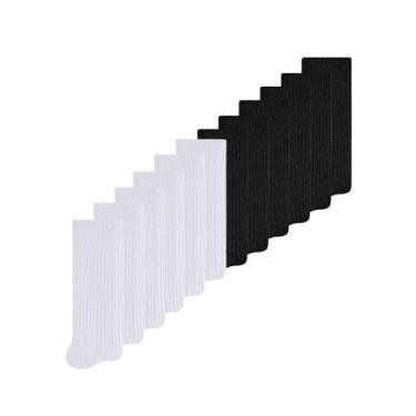 Imagem de Kit 12 Pares de Meias Infantil Cano Longo Selene 5010-002 Colorido, 29