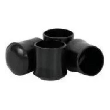 Imagem de Ponteira/pé Cadeira Redonda Borracha 7/8 - 22,22mm- C/ 20 pçs - FORSAN