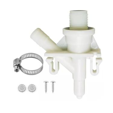 Imagem de Sangkim 385311641 Kit de substituição de válvula de água RV atualizado para vasos sanitários com pedal-flush compatível com Sealand Dometic 321,320,311, 310,301,300 Serve para trailers de trailer e