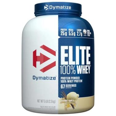 Imagem de Elite 100% Whey Protein Dymatize 2,3kg, Gourmet Vanilla