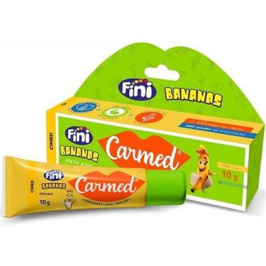Imagem de Carmed Fini Bananas Hidratante Labial Efeito GLOSS Bisnaga 10G - Cimed