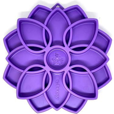Imagem de Comedouro Lento Mandala eTray SodaPup Tigela de Enriquecimento Interativo Para Cachorro - Roxo