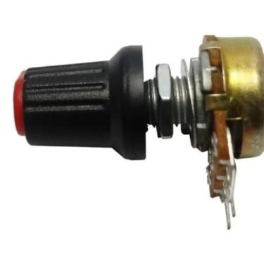 Imagem de Potenciômetro 5k Linear + Knob P/ Inversor De Frequencia Weg - Zx