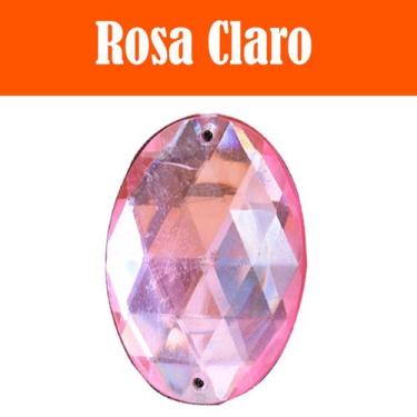Imagem de Chaton Oval Taz-021 - 14mm - Rosa Claro - Nº: 12 - Nybc