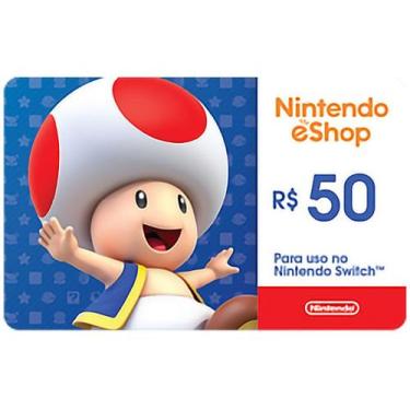 Imagem de Cartão Presente Digital Nintendo R$50,00 Ecash Brazil