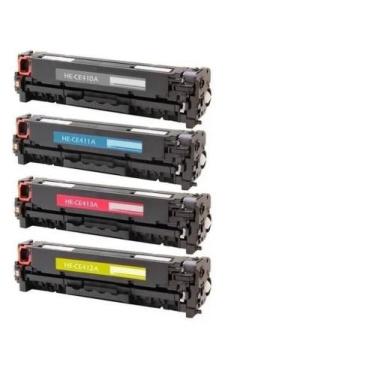 Imagem de Combo 4 Toner P Impressora Laserjet Pro 400 M451dw Color 305 - SUPLI