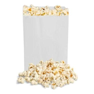 Imagem de 10x Saco De Papel Para Pipoca - Branco (10pct X 500 Unid) - Mtel, Saqu