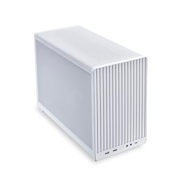 Imagem de Lian Li Chassi micro fator de forma A3-mATX 26,3L - suporta radiador de até 360 e ventiladores de 10 x 120 mm - suporta PSU padrão ATX - em colaboração com capas DAN brancas