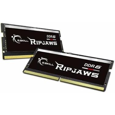 Imagem de G.SKILL Ripjaws DDR5 SO-DIMM Series DDR5 RAM 32GB (2x16GB) 5600MT/s CL46-45-45-89 1,10V Unbuffered Non-ECC Notebook/Laptop Memory SODIMM (F5-5600S4645A16GX2-RS)