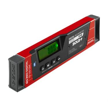 Imagem de SOLA LSB10DBT Nível digital e inclinômetro com Bluetooth, vermelho grande, 25,4 cm