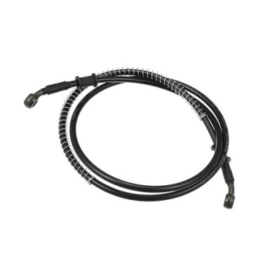 Imagem de TUCKBOLD 140 cm 140 cm 10 mm 28 graus mangueira de óleo de embreagem de freio trançado de motocicleta tubo de embreagem tubo de gás tubo de combustível preto para quadriciclo para peças automotivas de