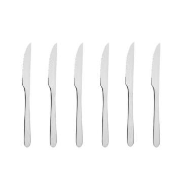 Imagem de Conjunto 6 Facas Churrasco Havaí Talheres Tramontina em Aço Inox