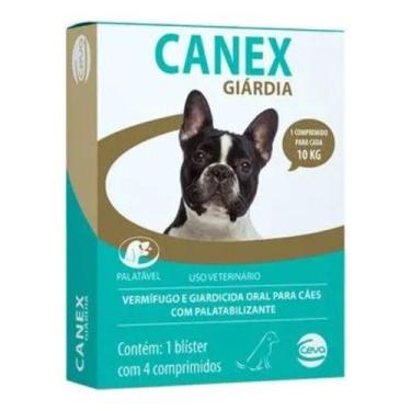 Imagem de Vermifugo Canex Premium Giardia Caes 10kg 4 Comprimidos Ceva