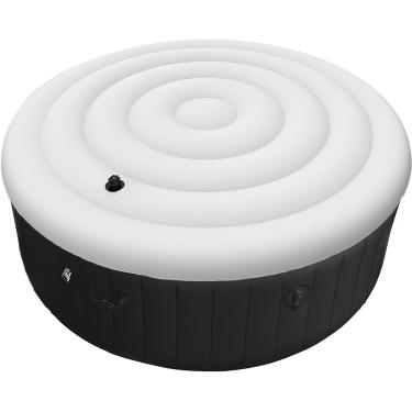 Imagem de VniYors Capa Inflável para Banheira de Hidromassagem de 4,5 Pés, Capa de Spa Coleman, Capa Redonda para Banheira de Hidromassagem, Substituição de Capas para Banheira de Hidromassagem À Prova de Chuva