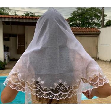 Imagem de Véu Bordado CCB -Raquel - Véu de Boutique CCB