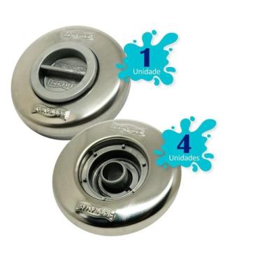 Imagem de Kit 1 Dispositivo Aspiração E 4 Retorno Inox Pratic Sodramar