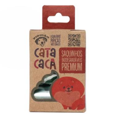 Imagem de Kit 3 Rolos de Saquinhos Higiênicos Cata Caca Refil Pipicão