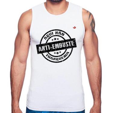 Imagem de Regata Anti-Embuste - Foca na Moda, Branco, G