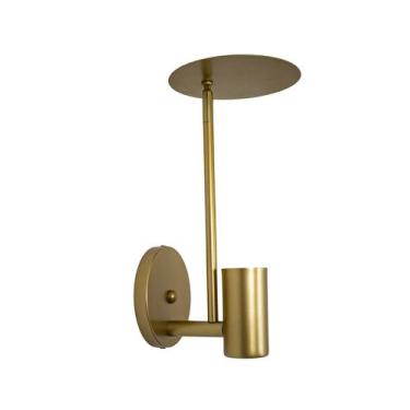 Imagem de Lustre Arandela Articulada Industrial Luz Indireta Dourada 659 - ILUMI