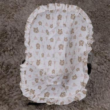 Imagem de Capa Para Bebê Conforto 100% Algodão Super Macia Universal Várias Esta