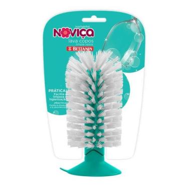 Imagem de Escova Lava Copos Com Ventosas Noviça - BETTANIN, Escova Lava Copos