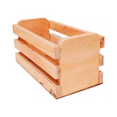 Imagem de 3 caixote de madeira para presentes e cestas comemorativas - Anjho
