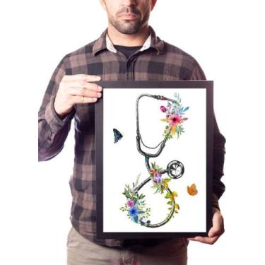Imagem de Quadro Arte Medicina Saúde Enfermagem Decoração - Fanarte