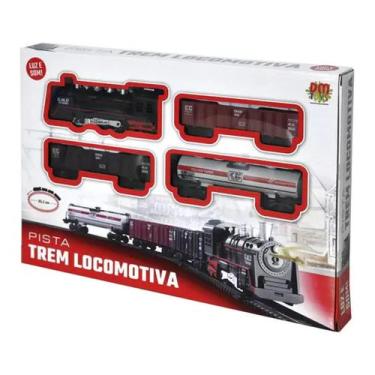 Imagem de Pista Ferrorama De Trem Locomotiva Som E Luz - Dmtoys - Dm Toys