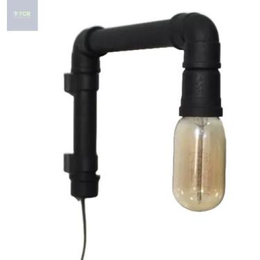 Imagem de Luminaria Abajur de Parede Vintage Retro com Lampada - TCR