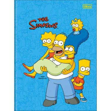 Imagem de Caderno Brochura Universitário Tilibra 80 Folhas Simpsons Sortido