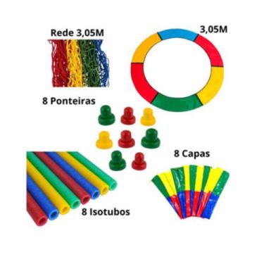 Imagem de Acessórios para Cama Elástica - Kit com Protetores, Redes e Capas Colo