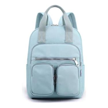 Imagem de Mochila Impermeavel Grande Faculdade Viagem Espaçosa 2025 - Alwy, Azul