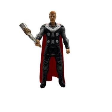 Imagem de Thor Articulado 30cm - Boneco com Martelo, Luz e Som - valentina Brinq