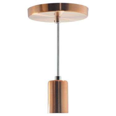 Imagem de Pendente Soquete Copinho E27 Moderno - Iluminar Ambiente, Rose gold, B