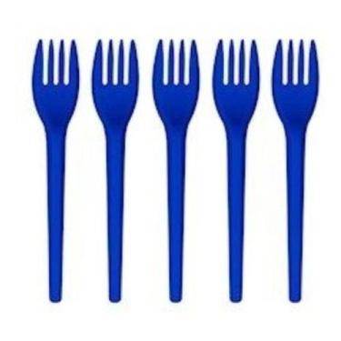 Imagem de Garfo sobremesa descartável azul 50 unidades - ELITE