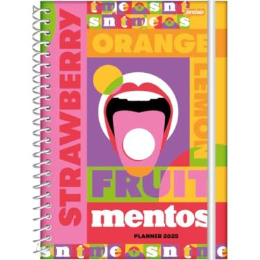 Imagem de Jandaia - Agenda Planner Datada Capa Dura 160Pgs Mentos 2025 Nome Frutas