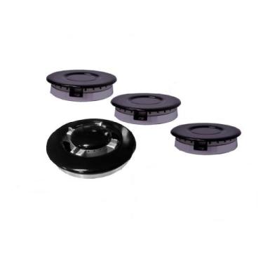 Imagem de Kit completo de Espalhadores e Queimadores Sabaf para Cooktop de 4 Boc
