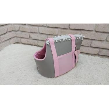 Imagem de Bolsa De Passeio Pet Mala Sacola Pet P Bolsa Cinza - Nikpet Arts