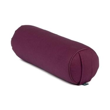 Imagem de YOGATERIA Mini Bolster Eco Almofada Cilíndrica Rolinho Yoga props Restaurativa 38cm x Ø 14cm | 1.6kg (Ameixa)