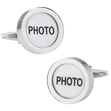 Imagem de Abotoaduras de foto Cuff-Daddy com caixa de apresentação