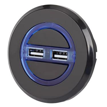 Imagem de Botão de sofá Elétrico, Interruptor Redondo Retardador de Chama à Prova D'água USB Duplo, Funciona Com Poltronas Reclináveis ​​e Assentos de Teatro, Conecta-se Diretamente Ao