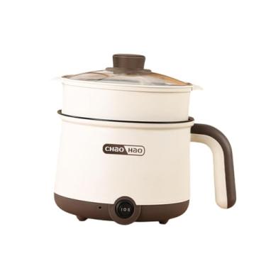 Imagem de WeiLaiKeQi Panela elétrica quente Panela elétrica Panela de cozimento Multifuncional Mini panela quente doméstica Ramen Cooker para Shabu Shabu Ramen Noodles