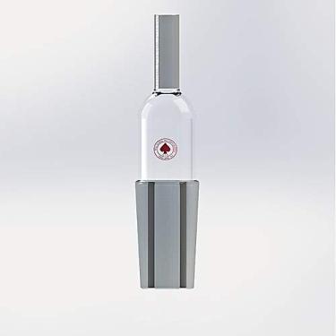 Imagem de ACE Glass 12731-10 Adaptador de junta cônica padrão e esférica 24/40 com uma arma lateral vertical de vidro terra OD de 1,27 cm