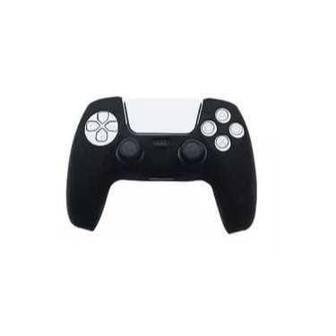 Imagem de Capa de Silicone para Controle PS5, Lisa, Proteção para Manete DualSense (Preto)