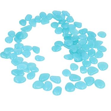 Imagem de Seixos Luminosos Coloridos para Luzes Noturnas, Decoração Atraente de Trilhas de Jardim, Pedras Brilhantes Reutilizáveis ​​para Presentes Caseiros DIY, 200 Peças de Pedras